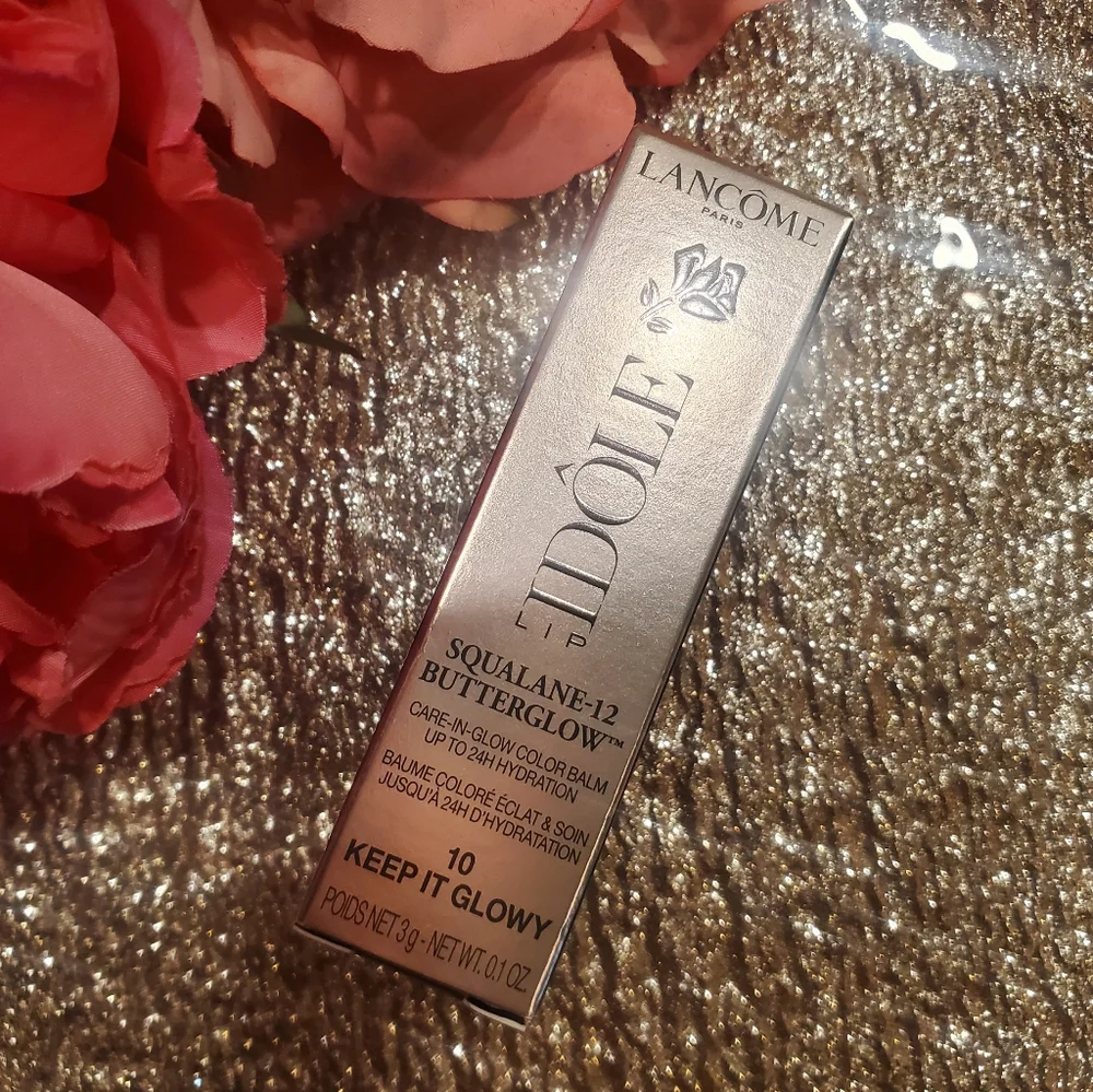 Lancome Butterglow Keep It Glowy Hydrating & Plumping Tinted Lip Balm Soft Pink